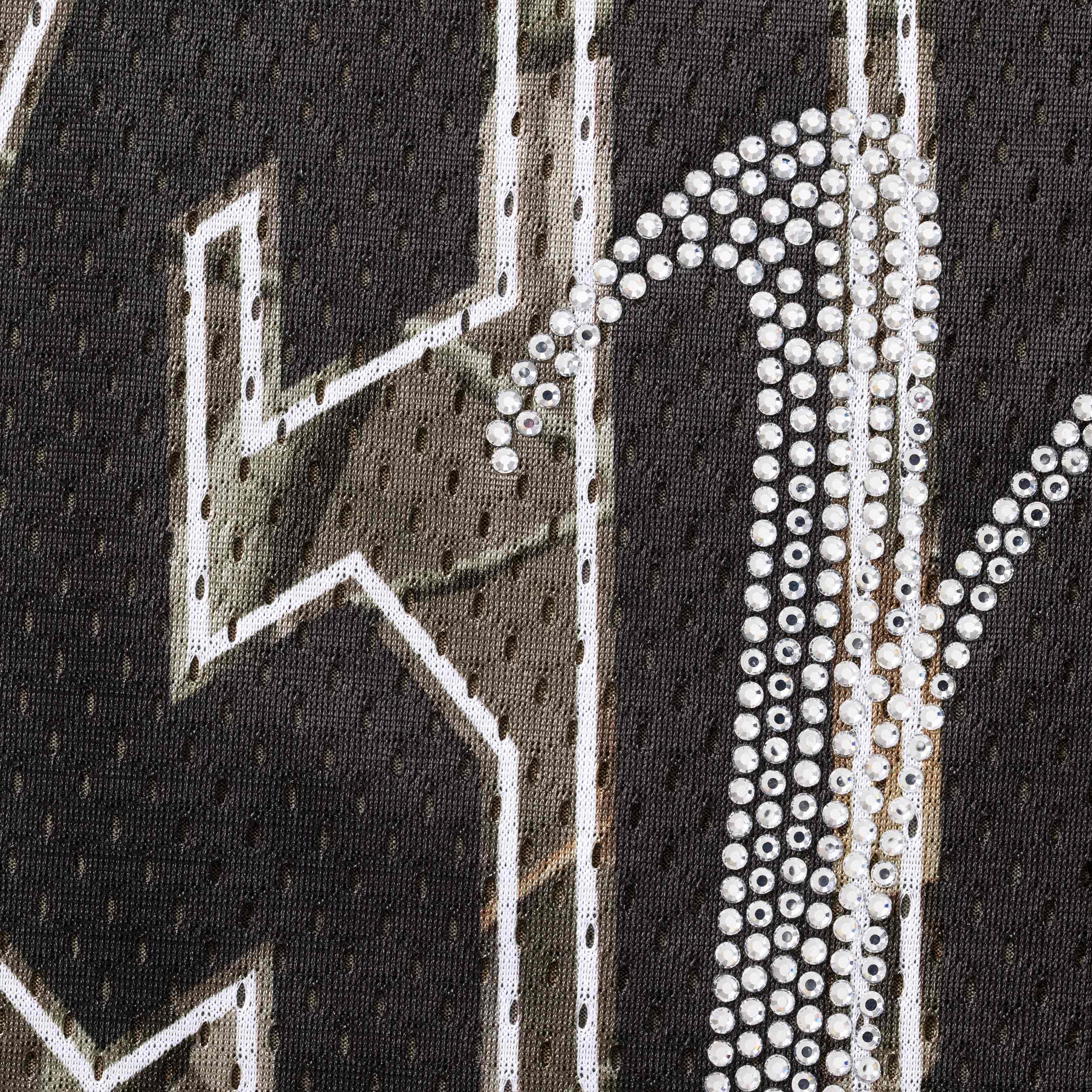 Rhinestone Mesh Short view 7